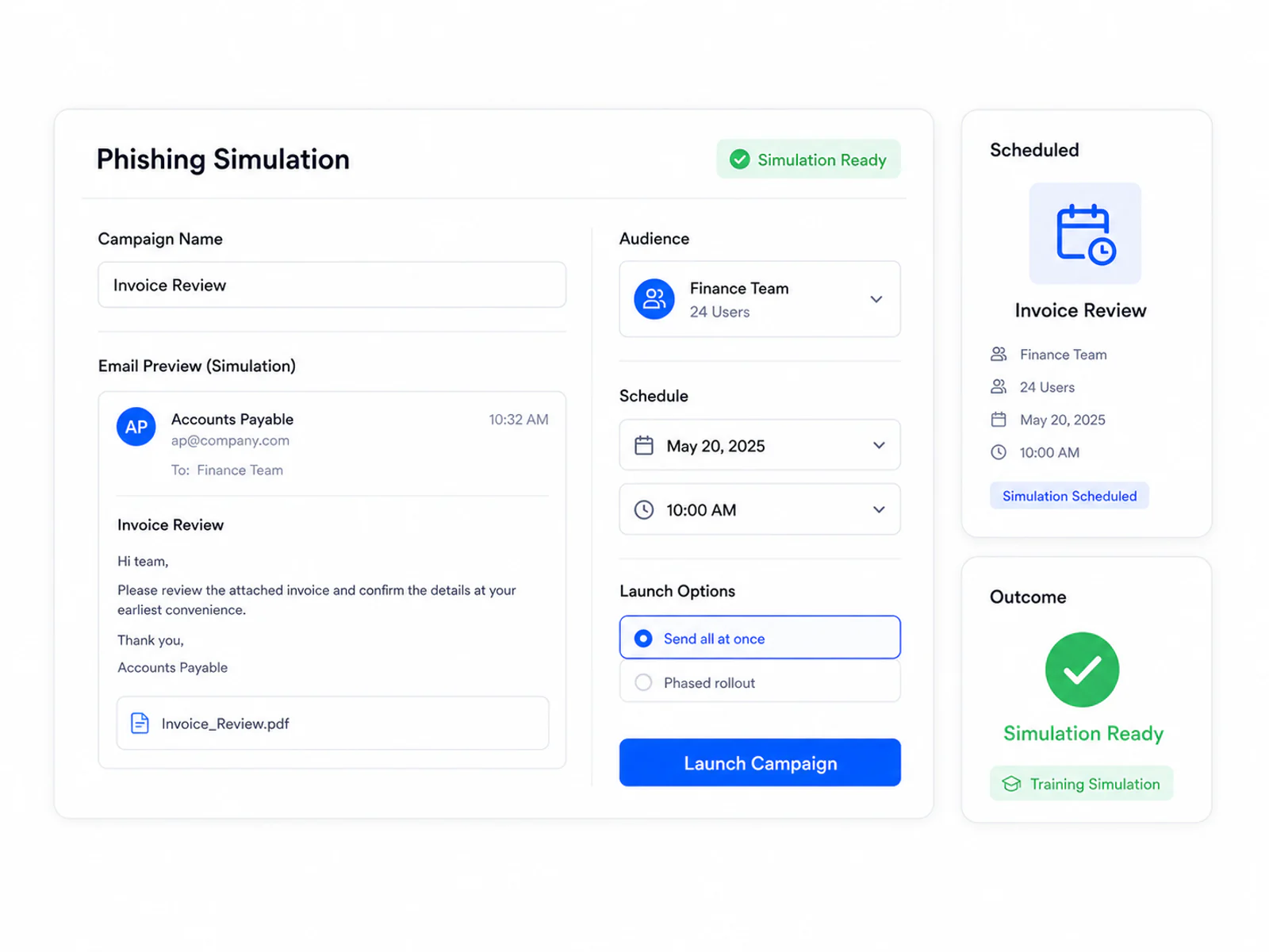 Guard: Phishing Simulations