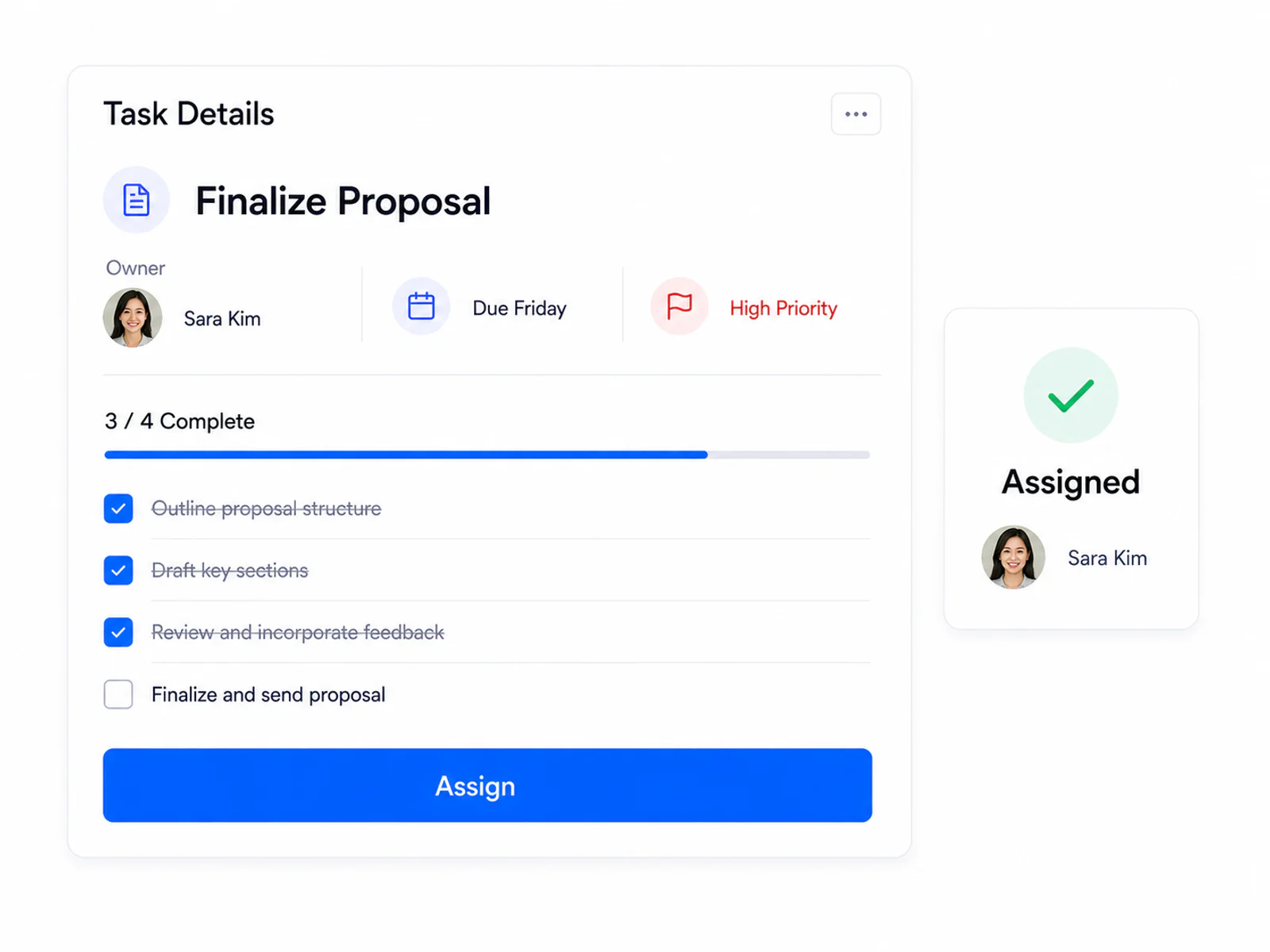 Project: Task Assignment